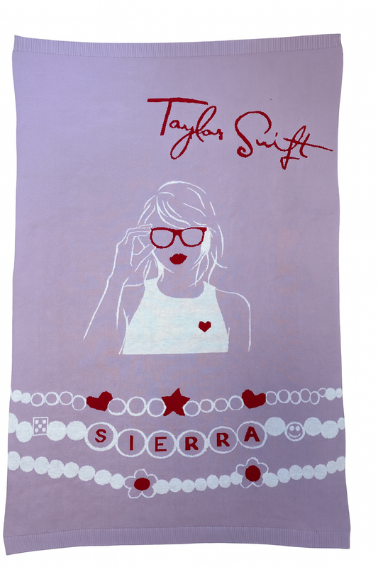 The TS Cozy Era Name Blanket - Lovely Lilac